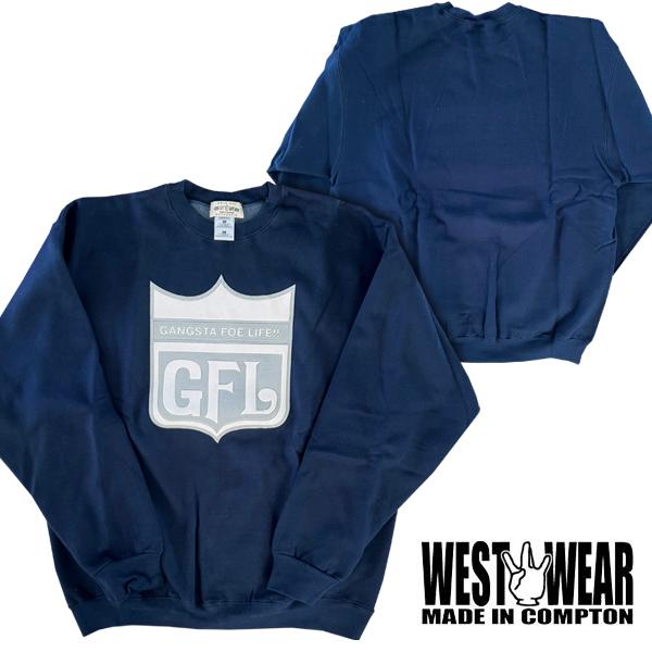 再入荷なし レアアイテム WEST WEAR メンズ スエット GANGSTA FOE LIFE ネ...