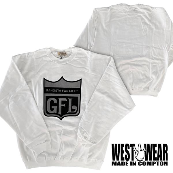 再入荷なし レアアイテム WEST WEAR メンズ スエット GANGSTA FOE LIFE ホ...