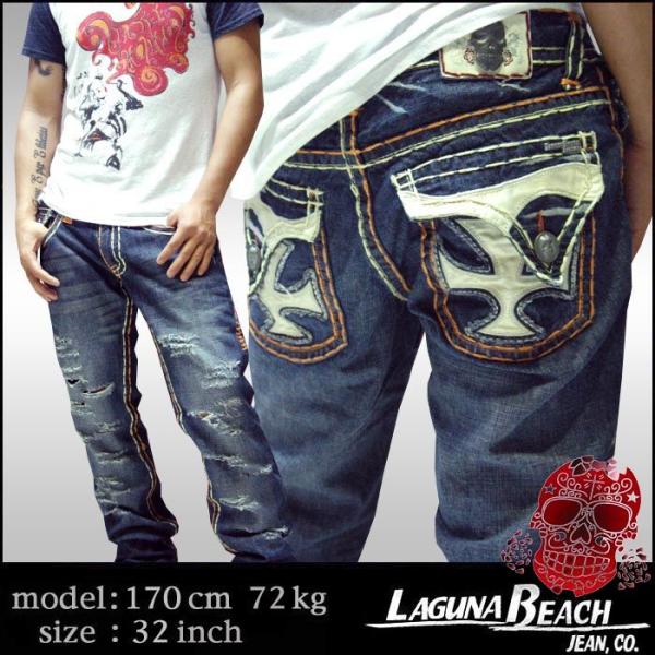 【訳あり】【アウトレット】  LAGUNA BEACH メンズ デニム ストレート DANA POI...