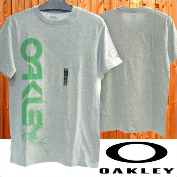 Oakley オークリー メンズ Tシャツ グレー グリーン 09 アメカジ サーフ ブランド イン...