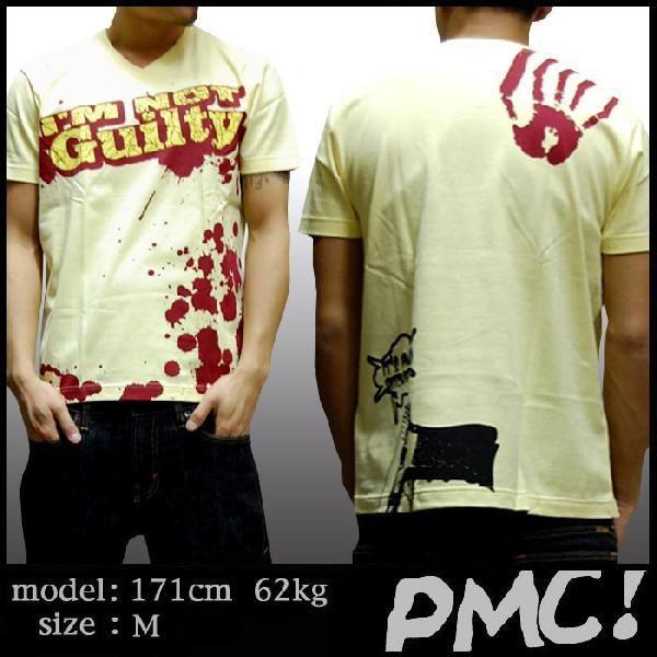 PMC メンズ Tシャツ I'M NOT Guilty バニラ 半袖 シャツ DIRTY SOUTH...