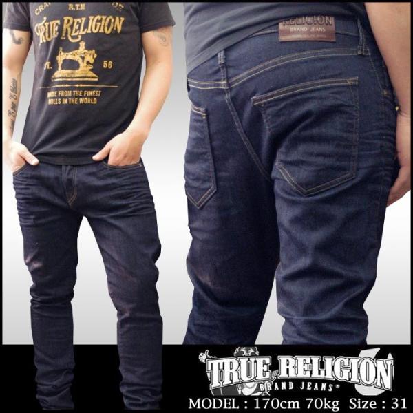 トゥルーレリジョン TRUE RELIGION メンズ ローライズ スキニー デニム ROCCO 1...
