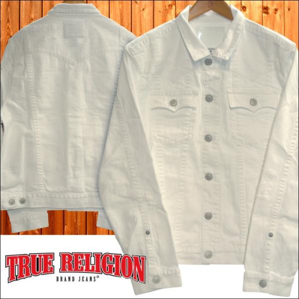 【150種類の品揃え】 トゥルーレリジョン メンズ TRUE RELIGION ダメージ デニムジャ...