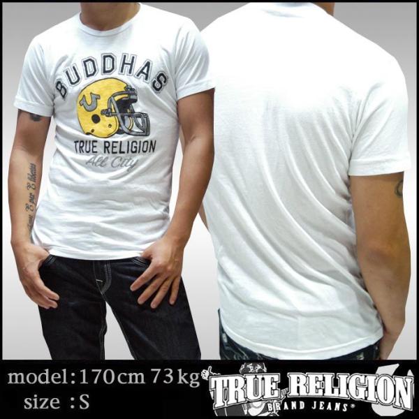 トゥルーレリジョン メンズ TRUE RELIGION Tシャツ ホワイト 108 ｔシャツ 半袖 ...