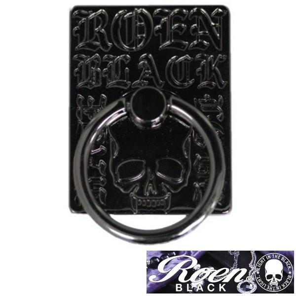 Roen BLACK ロエン ブラック スカル スマホリング　スマホスタンド　バンカーリング　000...