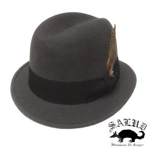 SALUD サルー メンズ レディース ウール ハット ブラウン WOOL
