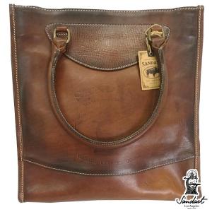 SANDAST レザーバッグ※値下げ9/15迄 SANDAST Los Angeles サンダスト ロサンゼルス キャンバス レザー