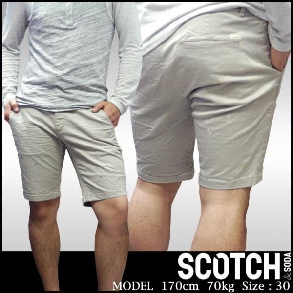 スコッチ&amp;ソーダ スコッチアンドソーダ scotch&amp;soda メンズ コットン ハーフパンツ ペイ...