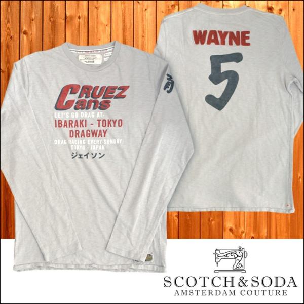 【訳あり・アウトレット】 SCOTCH&amp;SODA スコッチ＆ソーダ メンズ 長袖 ロンT WAYNE...
