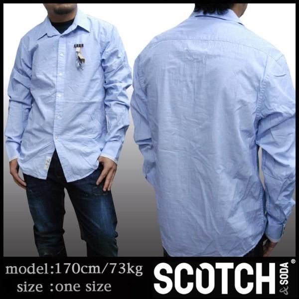 最終値下げ スコッチ&amp;ソーダ スコッチアンドソーダ scotch&amp;soda メンズ 長袖 シャツ ラ...