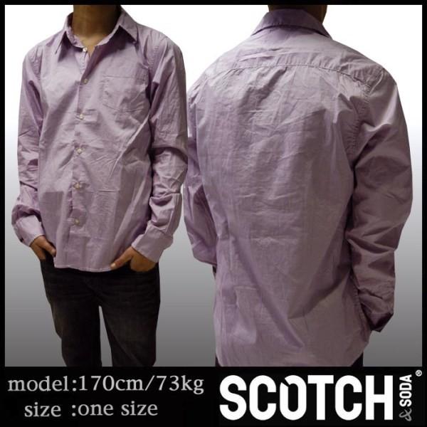 最終値下げ スコッチ&amp;ソーダ スコッチアンドソーダ scotch&amp;soda メンズ 長袖 シャツ ラ...