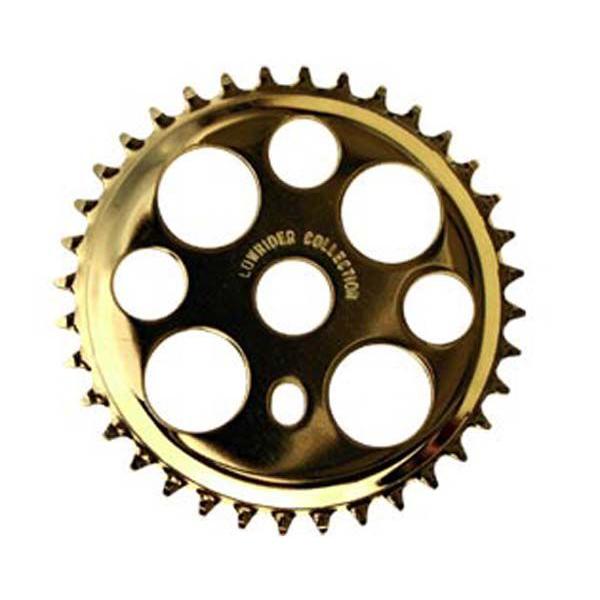 値下げしました チェーンリング ラッキー7 ゴールド 36T コンポーネント スプロケ クランク ス...
