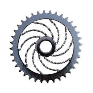 値下げしました チェーンリング オープンハート ゴールド 36T