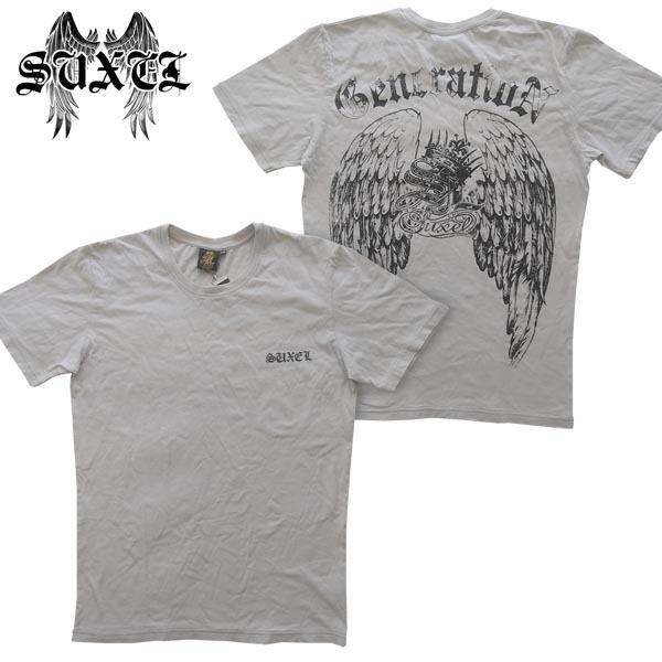 サクエル SUXEL メンズ GENERATION Tシャツ グレー セレブ カジュアル ストリート...
