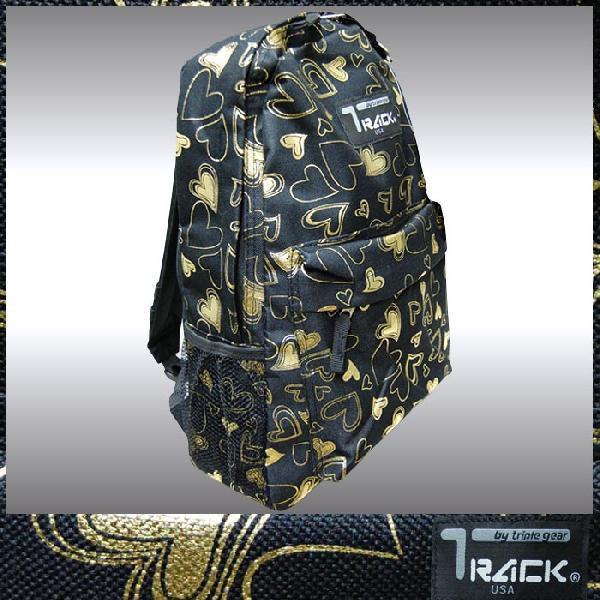 TRACK USA リュック バックパック ブラック ゴールド ハート BACK PACK リュック...