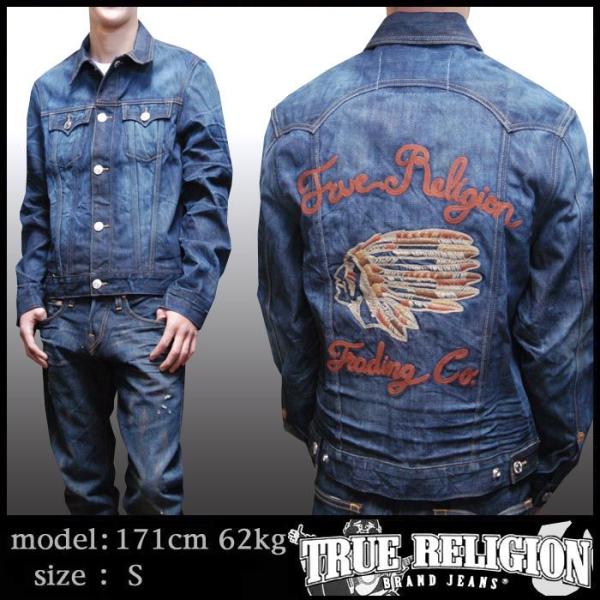 TRUE RELIGION トゥルーレリジョン メンズ デニムジャケット JIMMY 1971 HI...