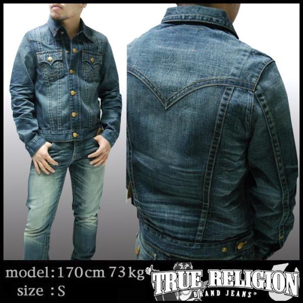 TRUE RELIGION トゥルーレリジョン メンズ デニムジャケット Cotton wood J...