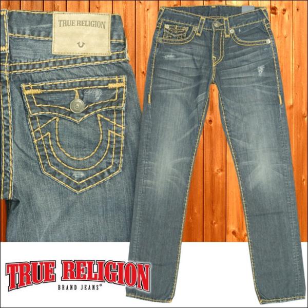 トゥルーレリジョン TRUE RELIGION メンズ スリム ストレート デニム GENO SUP...