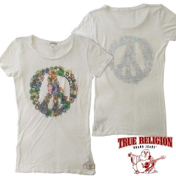 トゥルーレリジョン レディース Tシャツ 【200種類の品揃え】 TRUE RELIGION FLO...