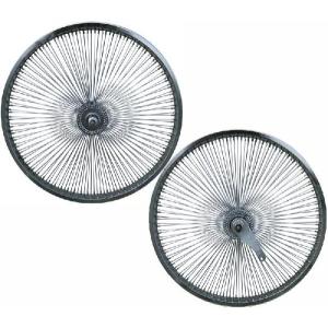 144スポーク 20インチ ホイール リア コースターブレーキ付き クローム