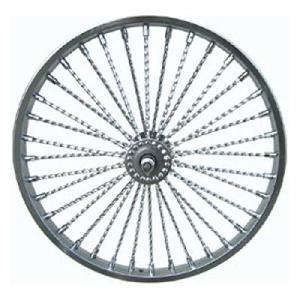 144スポーク 20インチ ホイール リア ゴールド 自転車部品 ローチャリ