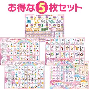 お風呂の学校 セット価格 すうじのひょう（動物）／ひらがなとカタカナとアルファベット（ユニコーン）お風呂ポスター３種類セット 日本製 数字 文字 英語