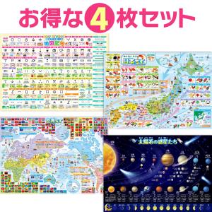 お風呂の学校 セット価格 地図／地図記号 お風呂ポスター２種類セット 日本製 地理 社会 学習 知育 B3サイズ 防水