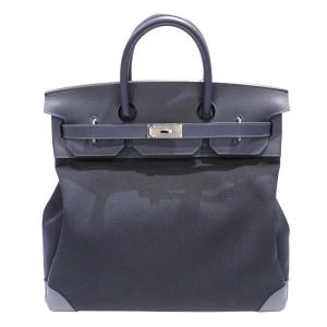 HERMES （エルメス) オータクロア40  ハンドバッグ ブルーニュイ(SV金具) トリヨンモー...