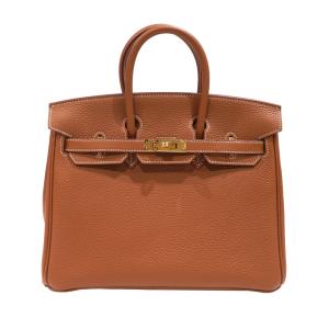 HERMES (エルメス) バーキン25 ハンドバッグ ゴールド(G金具) トゴ Z刻印 未使用 A329｜cruru