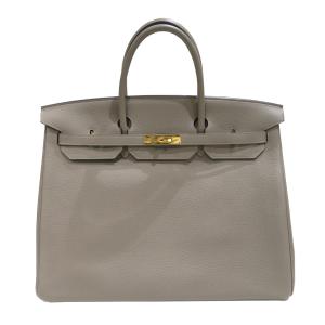 HERMES (エルメス) バーキン40 ハンドバッグ グリアスファルト(G金具) トゴ A刻印 Aランク B127｜cruru