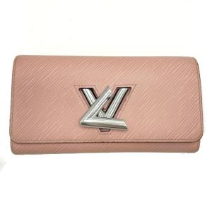 LOUIS VUITTON (ルイヴィトン) ポルトフォイユツイスト 長財布 M61178 ローズ・バレリーヌ エピ ランクB｜cruru