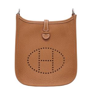 HERMES (エルメス) エヴリンTPM ショルダーバッグ ゴールド(SV金具) トリヨン Ｂ刻印 未使用 B121｜cruru