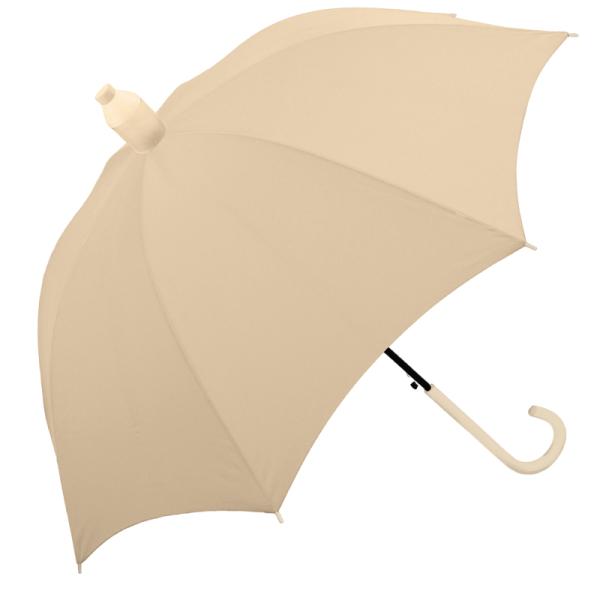 傘 雨傘 レディース  長傘 ジャンプ傘 スライドキャップ スライドカバー付き 濡れない傘 傘ケース...