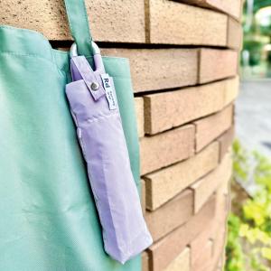 傘 雨傘 レディース 折傘 カラビナ 無地 カ...の詳細画像2