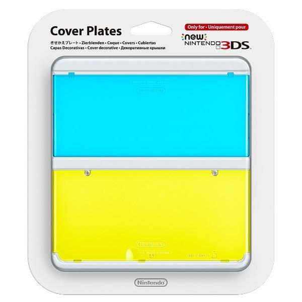 【即納★新品】3DS Newニンテンドー3DS きせかえプレート No.021 スケルトン・ブルー&amp;...