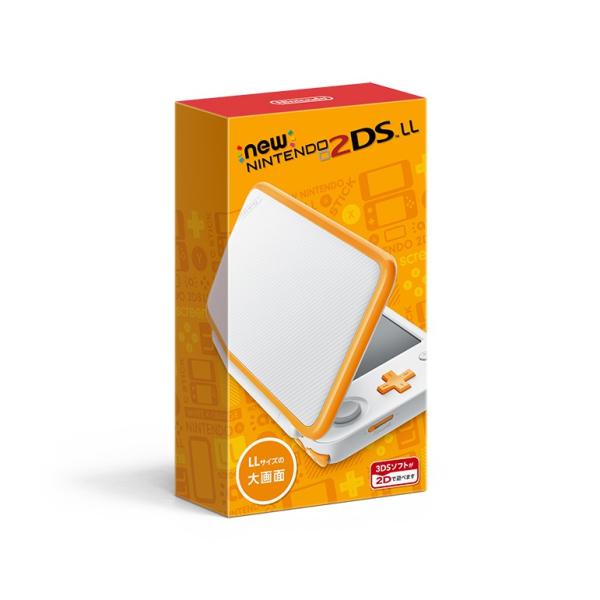 【台数限定プレゼント付き・即納★新品・】2DS Newニンテンドー2DS LL ホワイト×オレンジ【...
