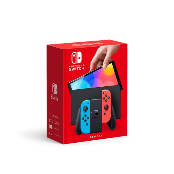 即納 新品 NSW Nintendo Switch(有機ELモデル) Joy-Con(L) ネオンブ...