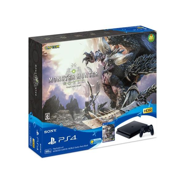 【即納★新品】PS4 MONSTER HUNTER:WORLD Starter Pack Black...