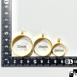 【オリジナル商品】厚めラウンド空枠20mmの詳細画像5