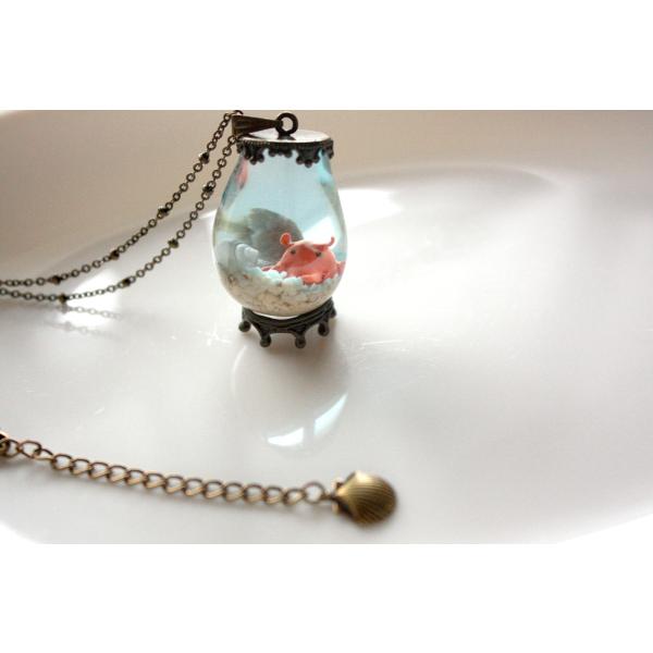 雫型観察機【不透明メンダコ】