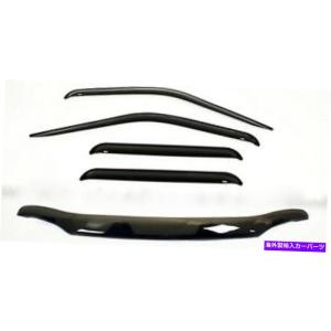 ウィンドウバイザー Ford F -150 EXT CAB 1997-2003バグデフレクターシール...