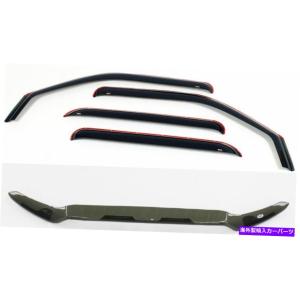 ウィンドウバイザー バグシールドとチャネルインチーン風向：2002-2006 Chevy Trail...