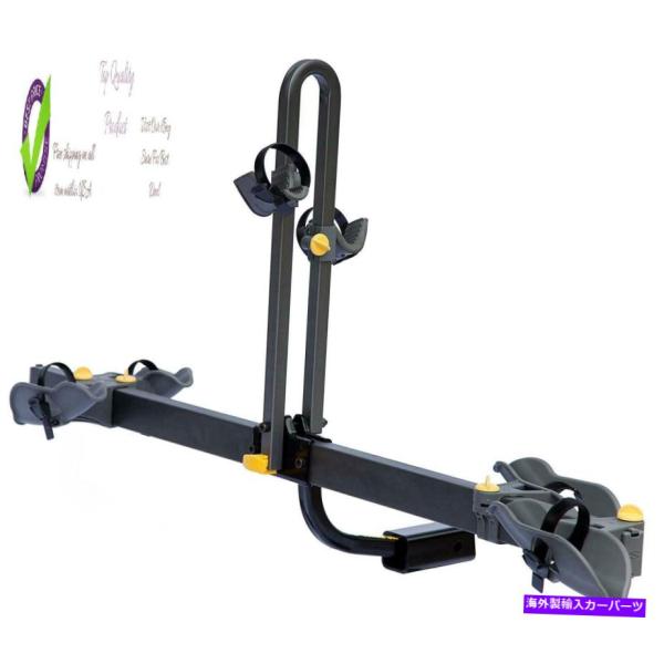 USサイクルキャリア サリスフリーダムバイクラックとスペアタイヤ互換ラック、ユニバーサルヒッチ、2ま...