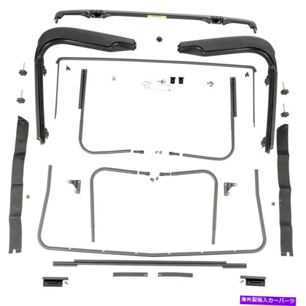 Soft Top ruggedリッジ13510.03ファクトリーソフトトップハードウェアフィット97...