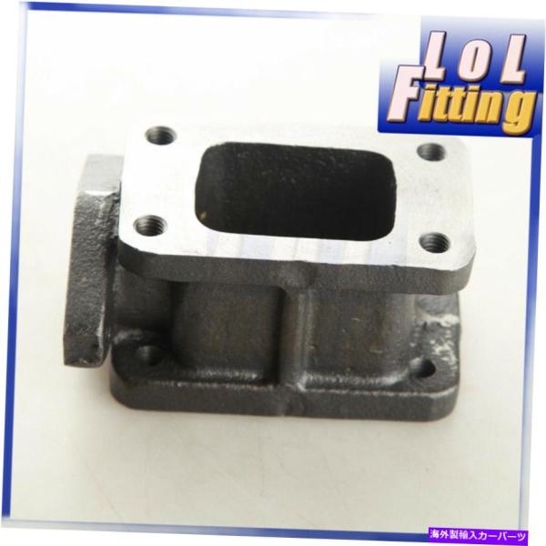 ターボチャージャー T3ターボ/充電器/マニホールド鋳鉄フランジ延長アダプタ+ 38mmウォッシュポ...