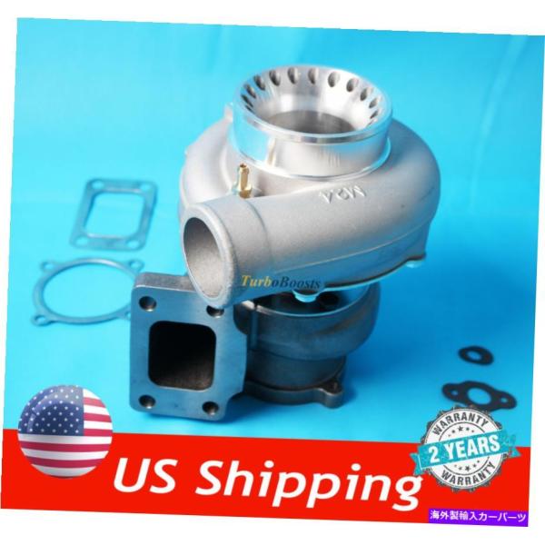 ターボチャージャー T3フランジ4ボルトGT35 GT3582 A / R .70アンチサージターボ...
