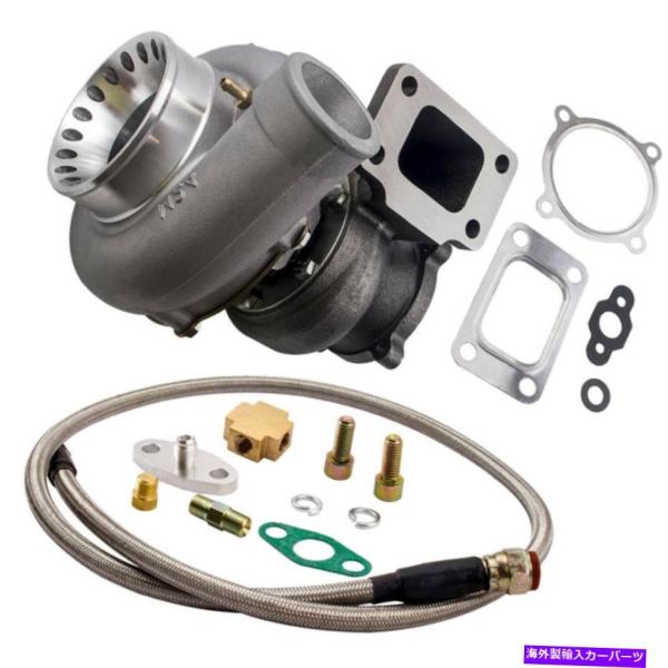 ターボチャージャー ターボT3フランジGT35 GT3582ユニバーサルA / R .70アンチサー...