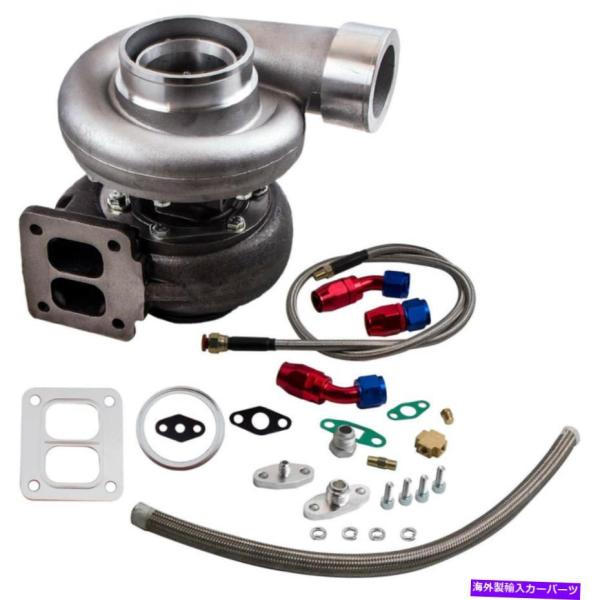 ターボチャージャー GT45 1.05 A / R 600 + HPSアップグレードターボ充電器+オ...