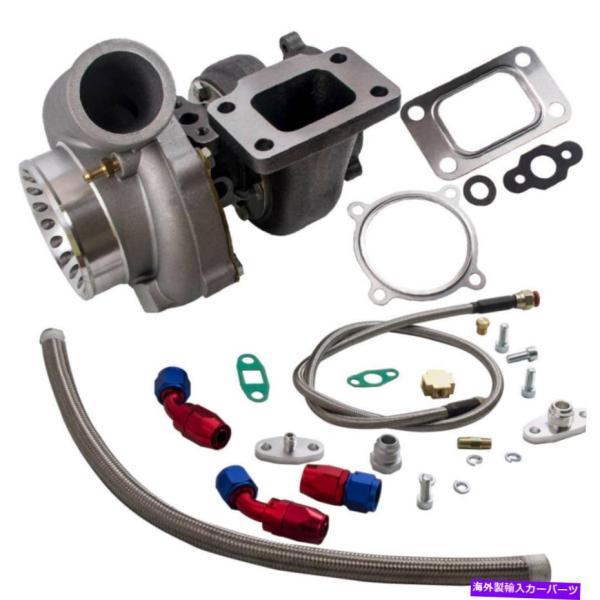 ターボチャージャー T3フランジ4ボルトGT35 GT3582 A / R .70 600 + HP...