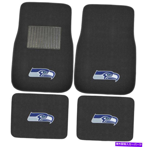 Floor Mat 商品4本NFLシアトシーズースパラックカートラックコロントリアメットロアットカッ...